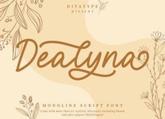 Dealyna Handwritten Font