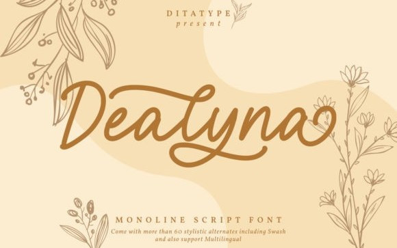 Dealyna Handwritten Font