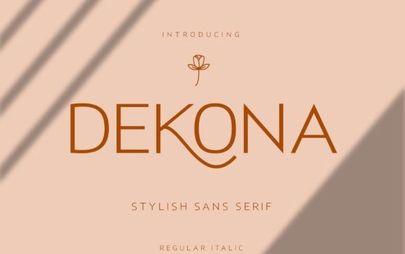 Dekona Sans Serif Font