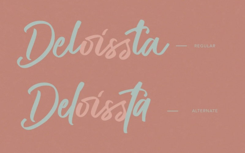 Deloissta Script Font