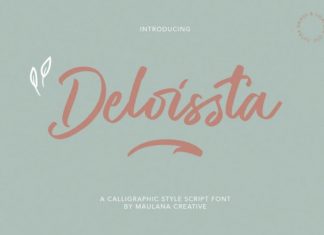 Deloissta Script Font