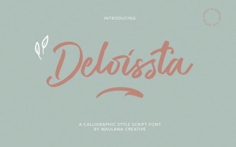 Deloissta Script Font