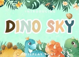 Dino Sky Display Font
