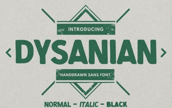 Dysanian Display Font