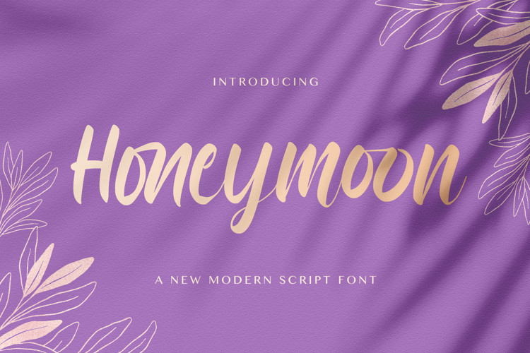 Honeymoon Script Font