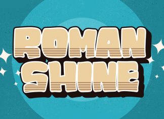 ROMAN SHINE Display Font