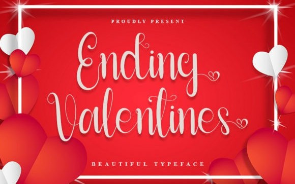 Ending Valentines Script Font