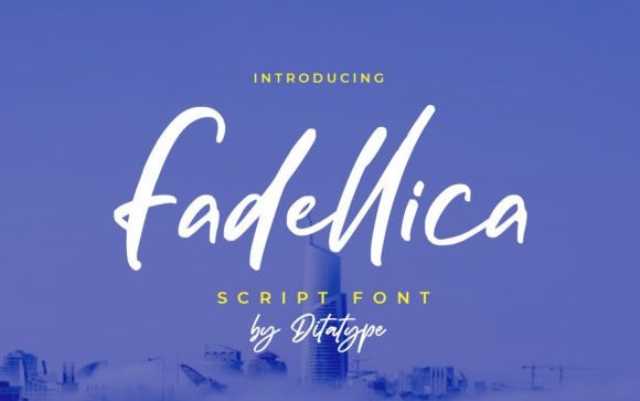 Fadellica Script Font