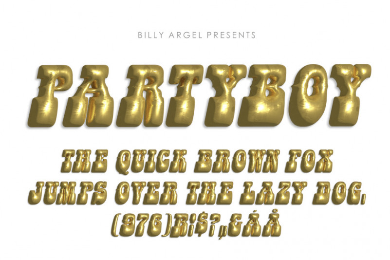 PARTYBOY Display Font