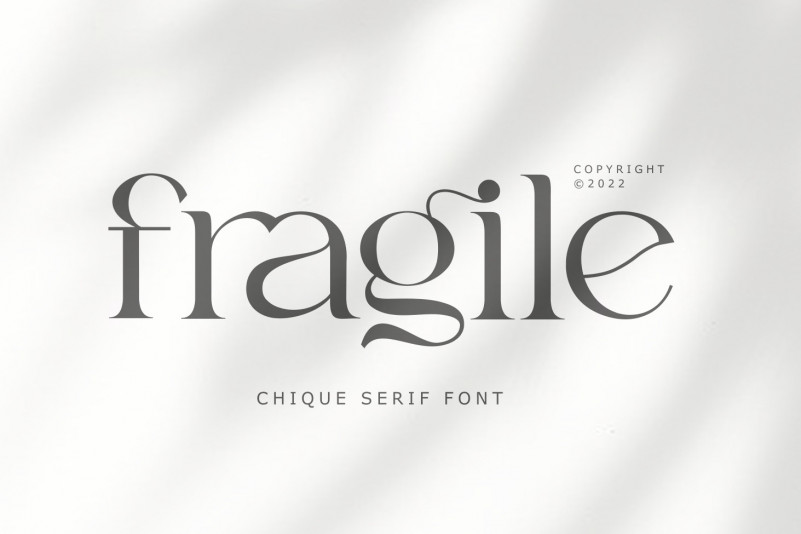 Fragile Serif Font