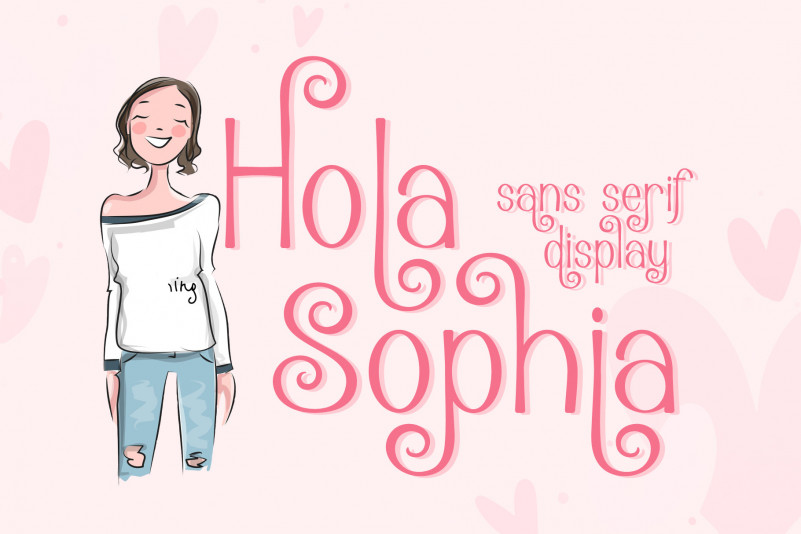 Hola Sophia Display Font