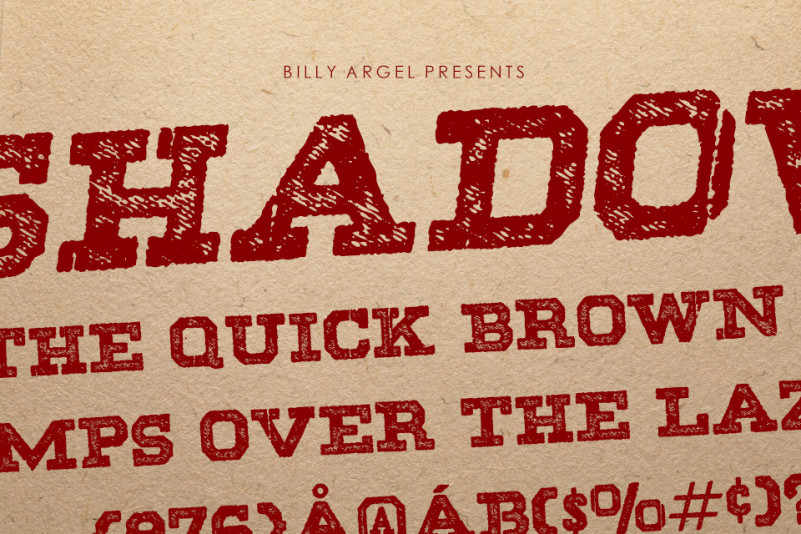 SHADOWS ITALIC Display Font