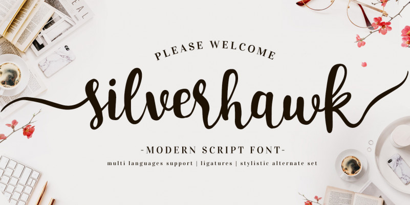 Silverhawk Script Font