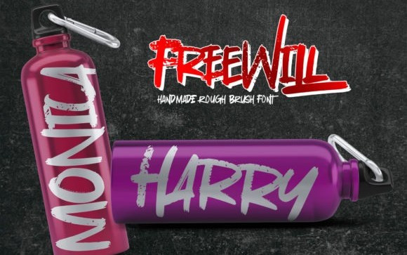 Freewill Brush Font