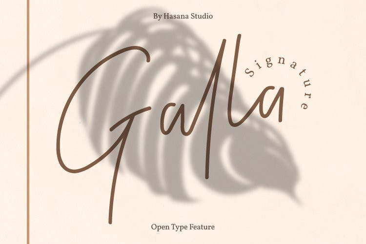 Galla Signature Script Font