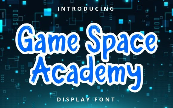 Game Space Academy Brush Font