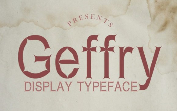 Geffry Display Font