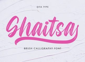 Ghaitsa Brush Font