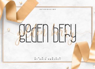 Golden Berry Font Duo