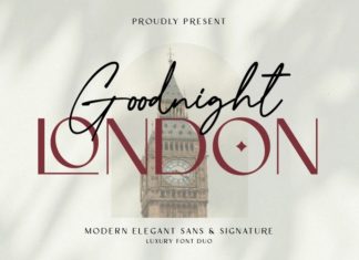 Goodnight London Font Duo