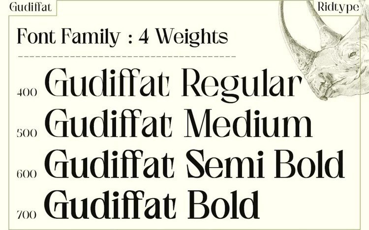 Gudiffat Serif Font