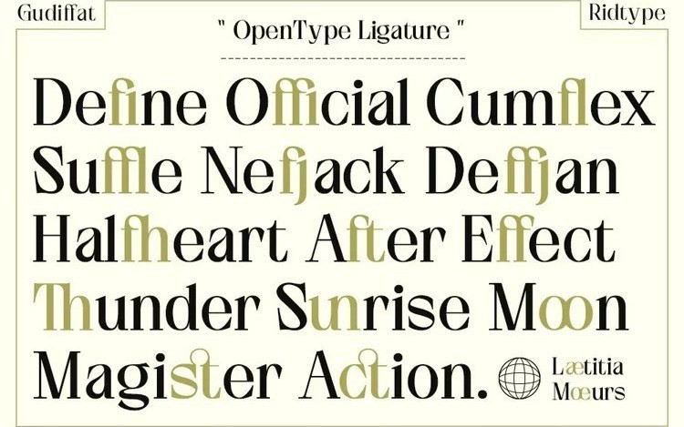 Gudiffat Serif Font