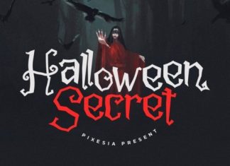 Halloween Secret Display Font