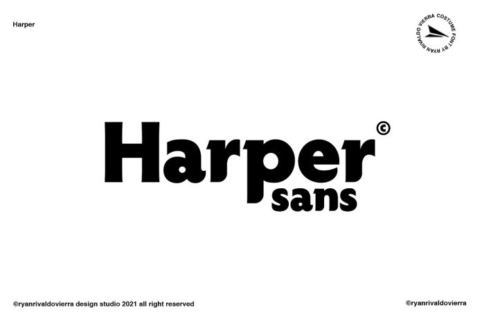 Harper Sans Serif Font