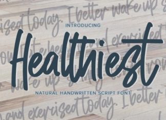Healthiest Script Font