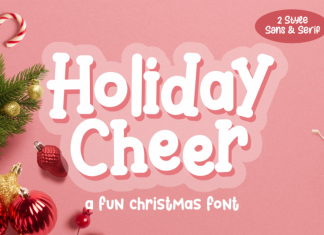 Holiday Cheer Display Font