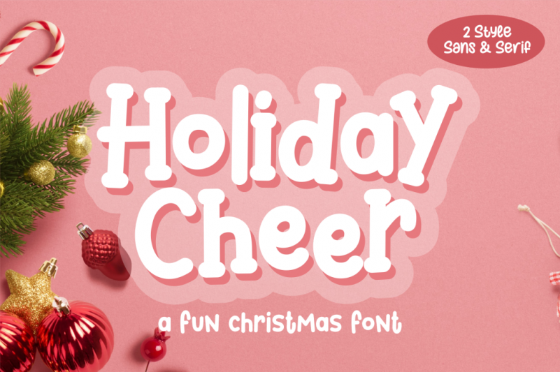 Holiday Cheer Display Font