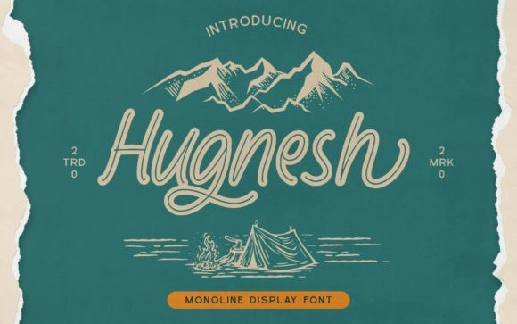 Hugnesh Script Font
