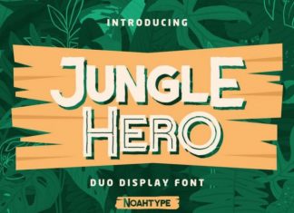 Jungle Hero Display Font