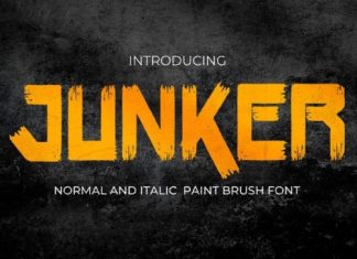 Junker Brush Font