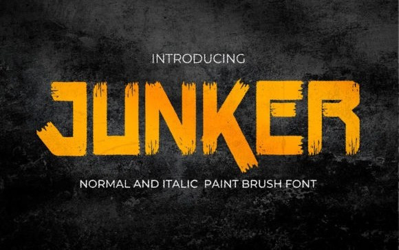 Junker Brush Font