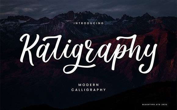 Kaligraphy Script Font