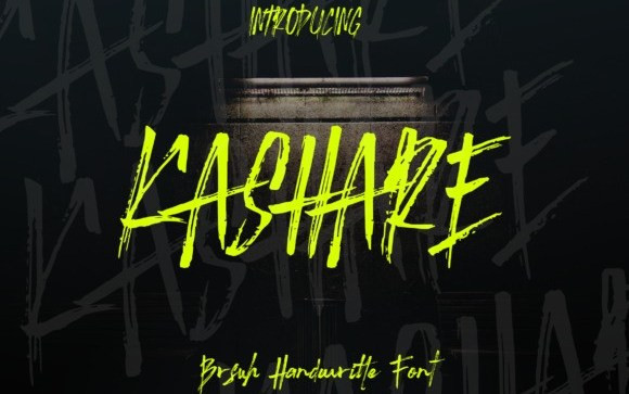 Kashare Brush Font