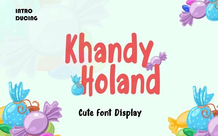 Khandy Holand Display Font