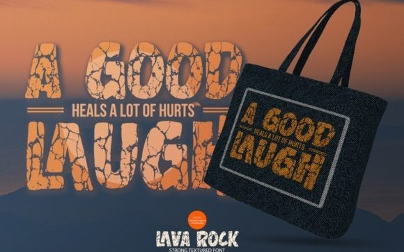 Lavarock Display Font