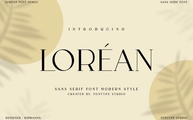 Lorean Serif Font