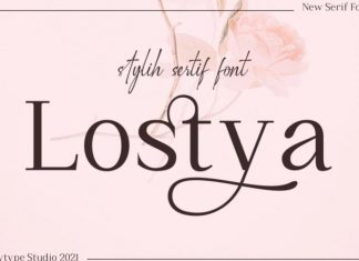 Lostya Serif Font
