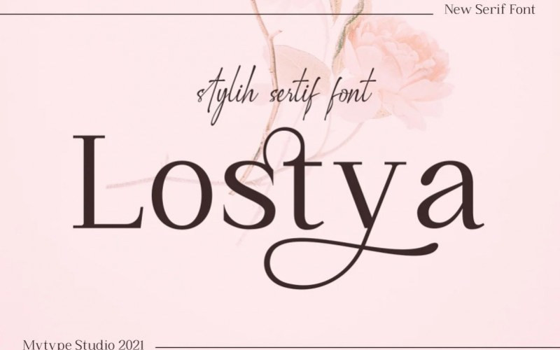 Lostya Serif Font