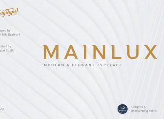Mainlux Light Sans Serif Font