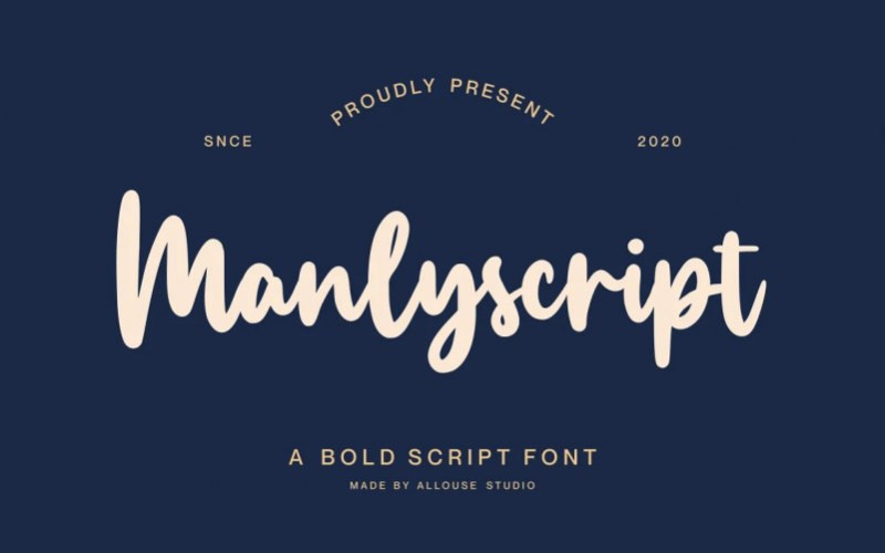 Manlyscript Handwritten Font