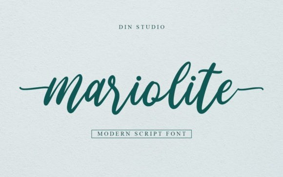 Mariolite Script Font