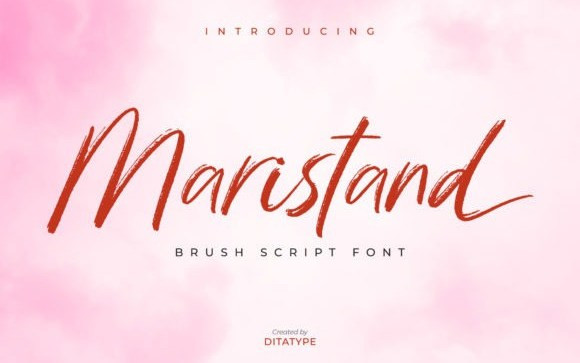 Maristand Brush Font