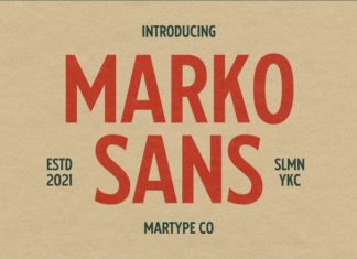 Marko Sans Serif Font