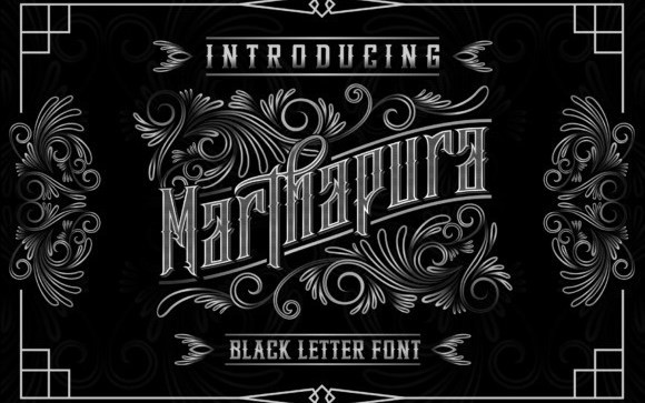 Marthapura Blackletter Font