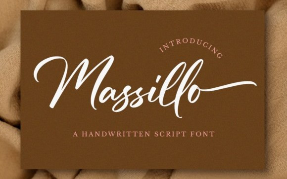 Massillo Script Font