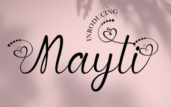 Mayti Calligraphy Font